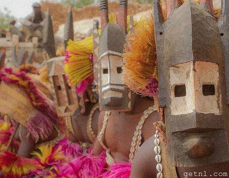 Tourism Fấtes de masques, pays dogon, Mali
