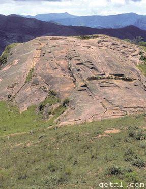 Inca ruin at Samaipata, at the start of the Che Guevara Trail, Bolivia