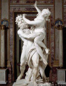 Rape of Persephone (1621–2) by Bernini at the Galleria Borghese