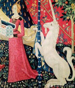 “To My Only Desire” tapestry from the Lady and the Unicorn series