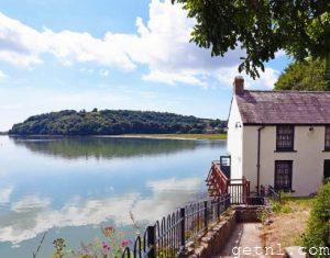 Tourism The Boathouse, Laugharne, UK