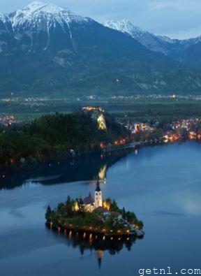 Church of the Assumption of Mary on Lake Bled, Slovenia